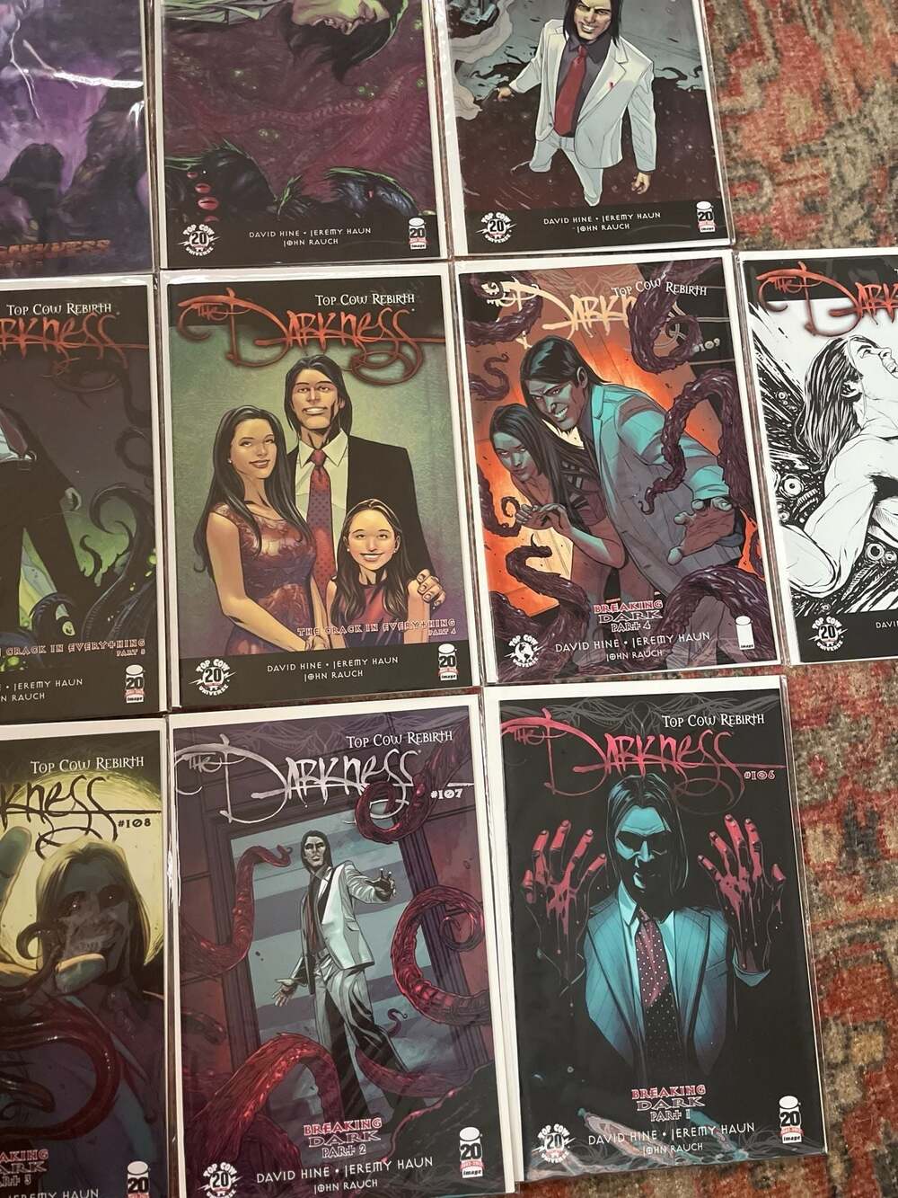 The Darkness Top Cow Rebirth Comic Lot - 10 Issues